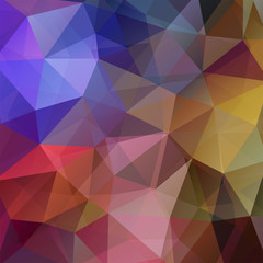 abstract background consisting of brown triangles, vector illustration