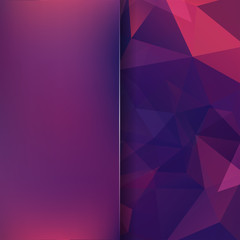 Obraz premium Background of geometric shapes. Blur banner with matt glass. 