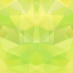 Fototapeta na wymiar Abstract geometric style yellow background. Green summer backdround