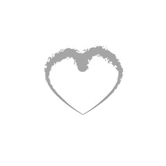 Fototapeta na wymiar Heart doodle set, vector illustration hand drawn