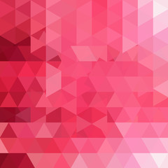 Abstract geometric style red background. Christmas backdrop