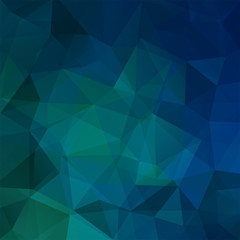 Fototapeta na wymiar abstract background consisting of blue, green triangles, vector