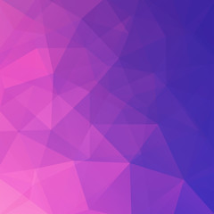 Polygonal pink vector background. Can be used in cover design