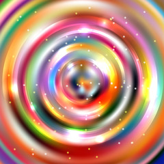 Abstract background with luminous swirling backdrop. Shiny swirl