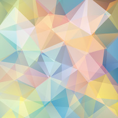 Abstract polygonal vector background. Colorful geometric vector