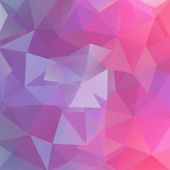 Obraz premium abstract background consisting of pink, violet triangles, vector