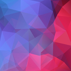 abstract background consisting of pink, blue triangles