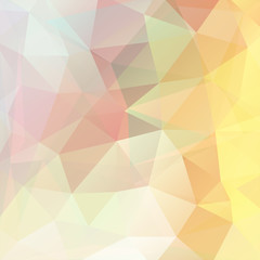 Fototapeta premium abstract background consisting of yellow, white, pink triangles
