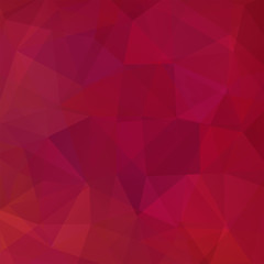 Polygonal vector red background. Can be used in cover design