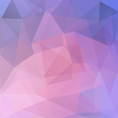 Naklejka premium Abstract polygonal vector background. Pink geometric vector 
