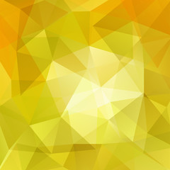 Abstract polygonal vector background. yellow geometric vector 