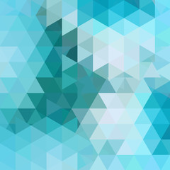 Geometric pattern, triangles vector background in blue and white triangles