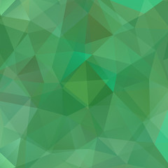 Fototapeta na wymiar abstract background consisting of green triangles