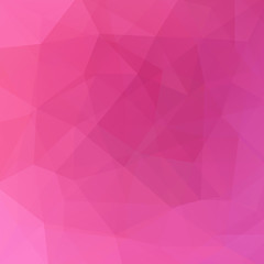 Abstract polygonal vector background. Pink geometric vector 