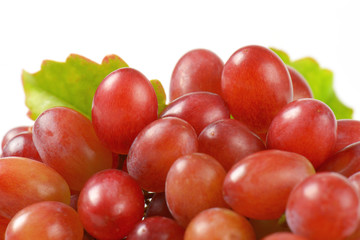ripe red grapes