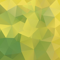 Fototapeta na wymiar abstract background consisting of yellow, green triangles