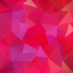 abstract background consisting of red, pink triangles
