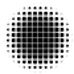 black and white halftone pattern
