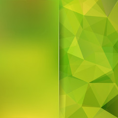 Fototapeta na wymiar Abstract geometric style green background. Blur background 