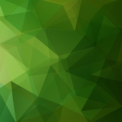 Fototapeta na wymiar Geometric pattern, polygon green triangles vector background 