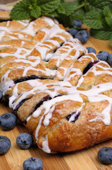 Pie  with blueberry