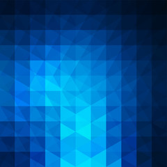 Obraz premium Background of geometric blue shapes. Abstract triangle geometric