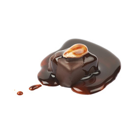 Chocolate confection candy isolated