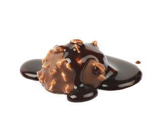 Chocolate confection candy isolated
