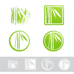 Bamboo Logo Design Set