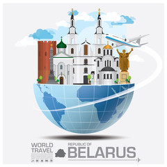 Republic Of Belarus Landmark Global Travel And Journey Infograph