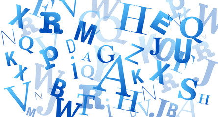 fumetto testa lettere, parlare