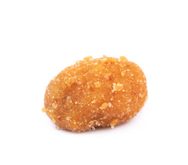 Single breaded peanut isolated