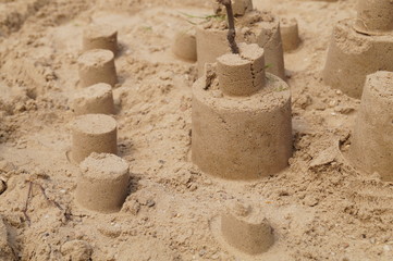 Sandburgen bauen