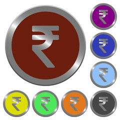 Color Indian Rupee sign buttons