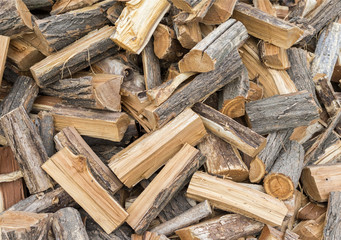 Closeup of wood chip path covering. Suitable for backgrounds or fills.