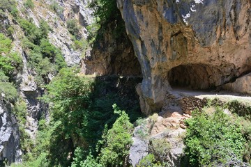 view of the rocks, mountain landscape