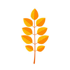 Autumn Leaves icon in flat style.