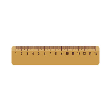 recommend clip art: Ruler icon in flat style.