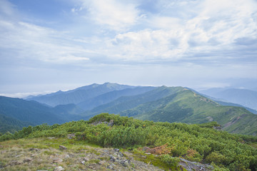 Naklejka premium Majestic Siberian mountains Khamar-Daban.