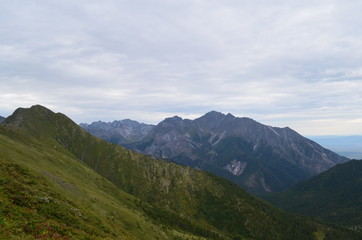 The Siberian high mountains of Eastern Sayan