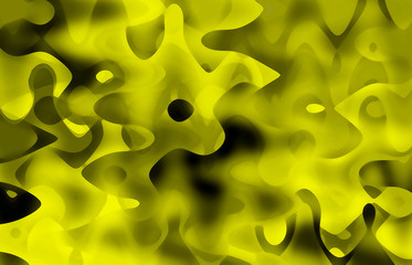 Yellow random shapes background