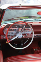 Vintage car dashboard