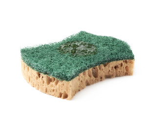 Kitchen sponge isolated
