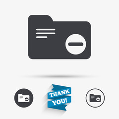 Delete document folder sign. Accounting binder.