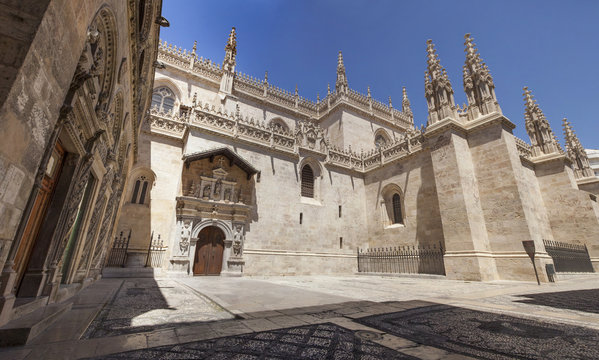 Royal Chapel Outdoors At Granada Cathedral