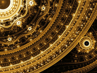 Obraz premium Abstract elegant ornament - digitally generated image