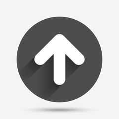 Upload sign icon. Upload button.