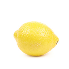 Whole lemon isolated