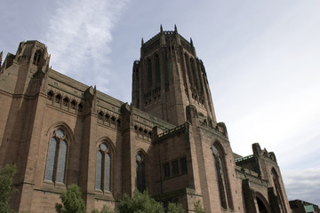 Fototapeta na wymiar Cathedral in Liverpool, England