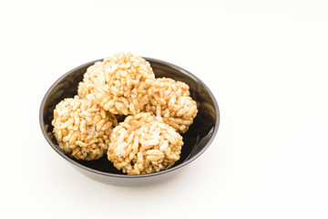 Pori Urundai or Murmura balls (Sweet Puffed Rice balls)